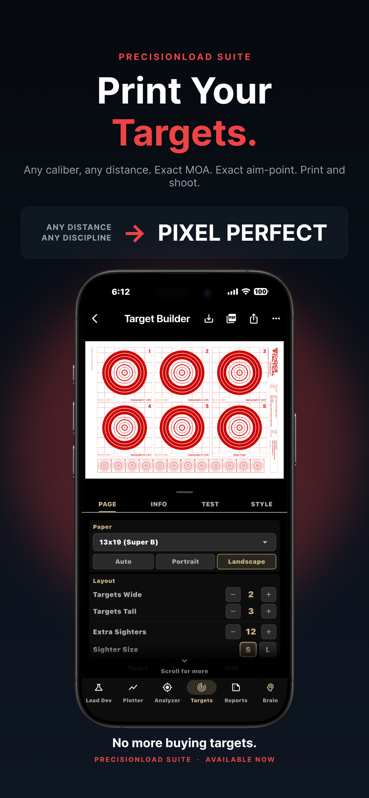 Print Your Targets