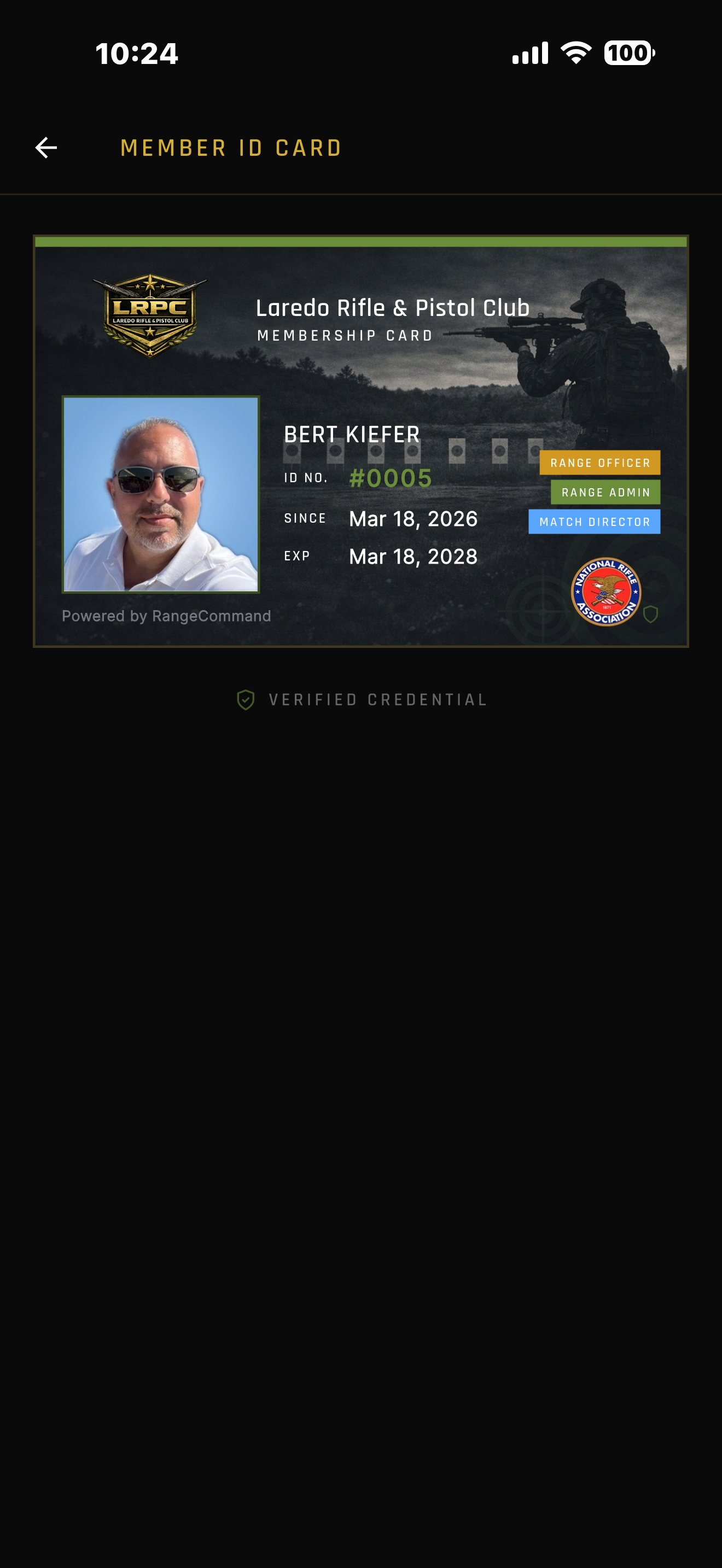 Digital Member ID Card